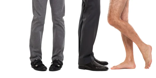 Detailní záběr mužské nohy a chodidla — Stock fotografie