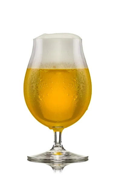 Bicchiere di Birra con schiuma — Foto Stock