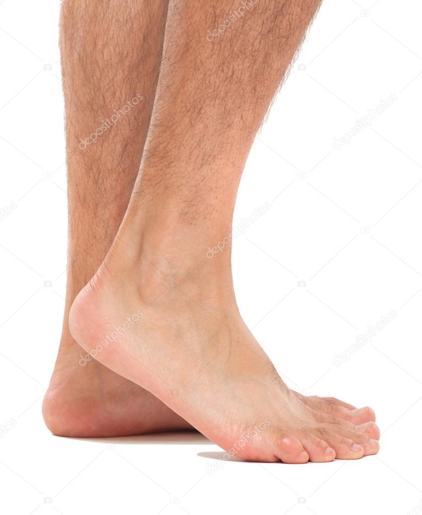 Close up of a man's feet
