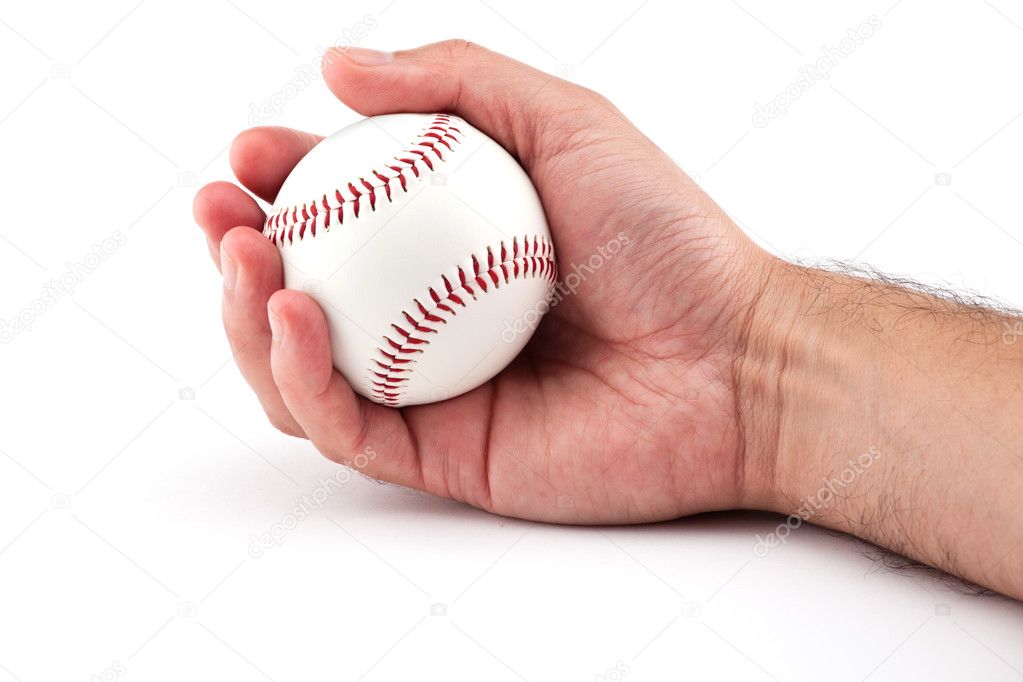 player holding a baseball