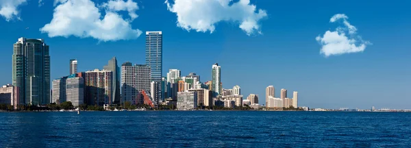 Vista del horizonte de Miami — Foto de Stock