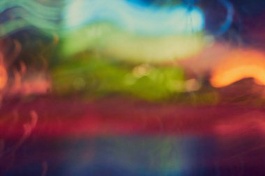 Gece lambasının soyut dairesel bokeh arkaplanı