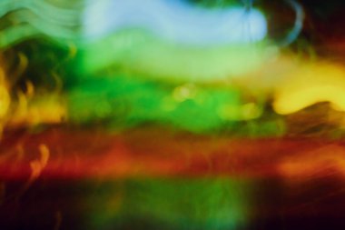 Gece lambasının soyut dairesel bokeh arkaplanı