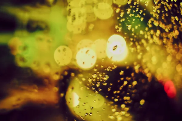 Gece lambasının soyut dairesel bokeh arkaplanı