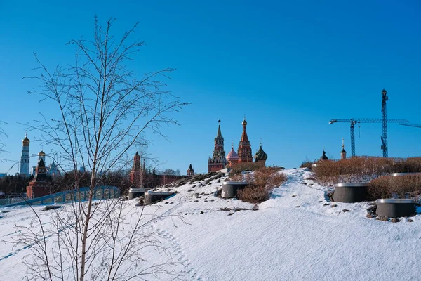 Moskou Rusland Feb 2019 Beroemde Historische Plaatsen Het Centrum Van — Stockfoto