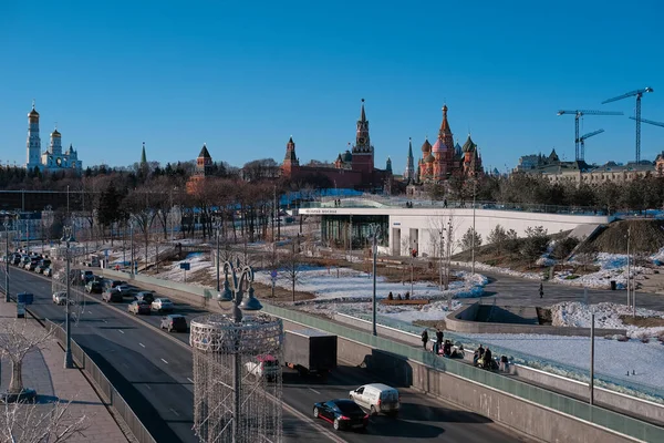 러시아 모스크바 2019 모스크바 중심부에 유명하고 역사적 모스크바 중심부의 거리에서의 — 스톡 사진
