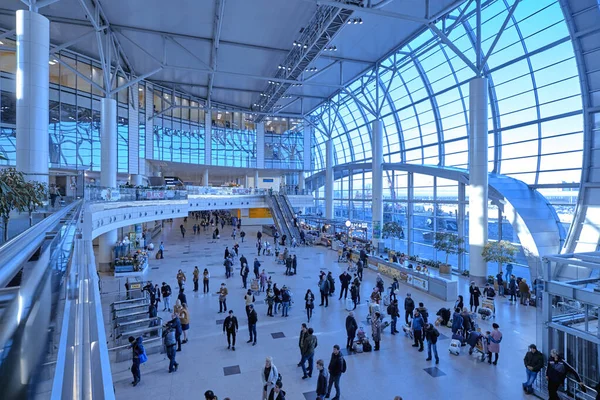 Moscú Domodedovo Rusia Noviembre 2018 Salón Del Aeropuerto Internacional Domodedovo — Foto de Stock