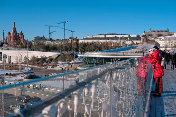 Moszkva Oroszország 2019 Február Híres Történelmi Helyek Moszkva Központjában Jelentés — Stock Fotó