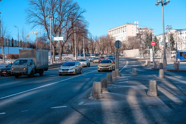 Москва Росія Лютого 2019 Знаменні Історичні Місця Центрі Москви Рапорт — стокове фото