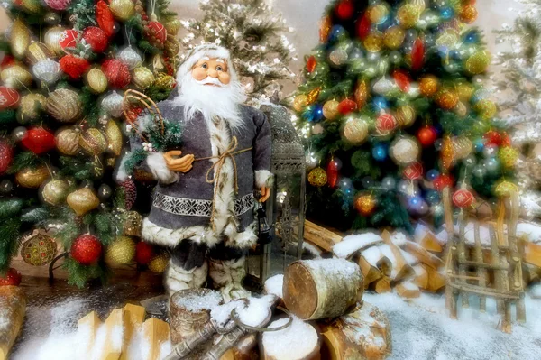 Zusammensetzung des Weihnachtsmannes — Stockfoto