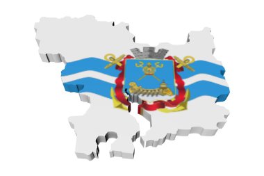 Ukrayna'nın 3D modeli