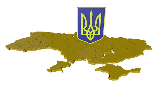 Ukrayna'nın 3D modeli