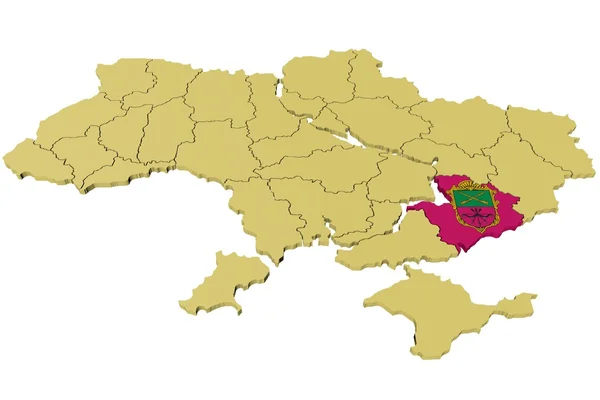 Ukrayna'nın 3D modeli