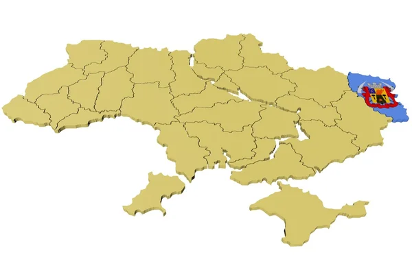 Ukrayna'nın 3D modeli