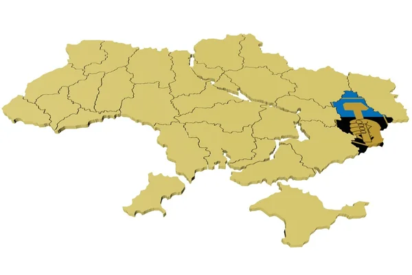 Ukrayna'nın 3D modeli