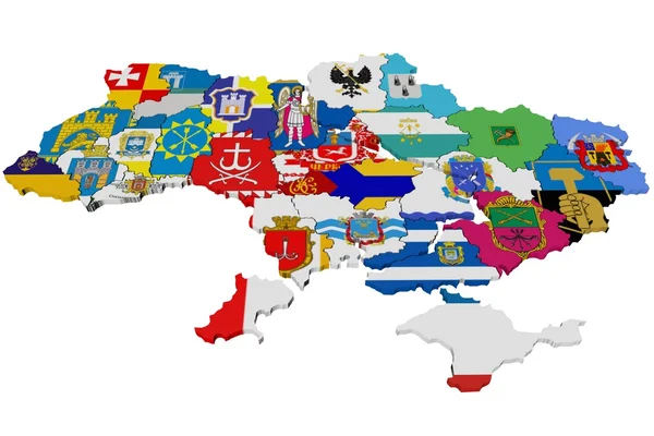 Ukrayna'nın 3D modeli