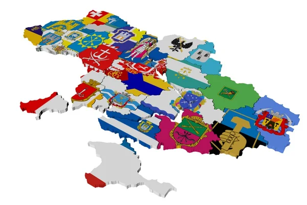 Ukrayna'nın 3D modeli