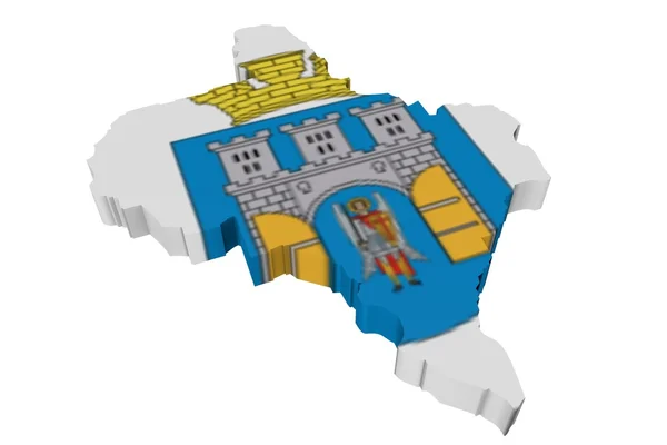 Ukrayna'nın 3D modeli