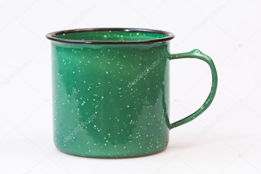 Camping style metal coffee cup Stock Photo by ©Chinook203 88243624