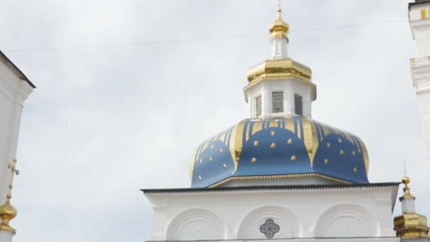 Orthodox Christian church, bells ringing — Stock Video