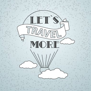 Vektör çizim seyahat Tema