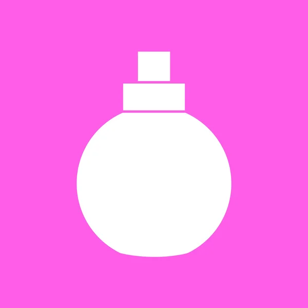 Makeup perfume pink icon — Stock Vector