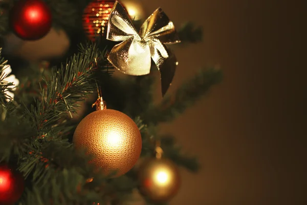 Albero di Natale decorato. — Foto Stock