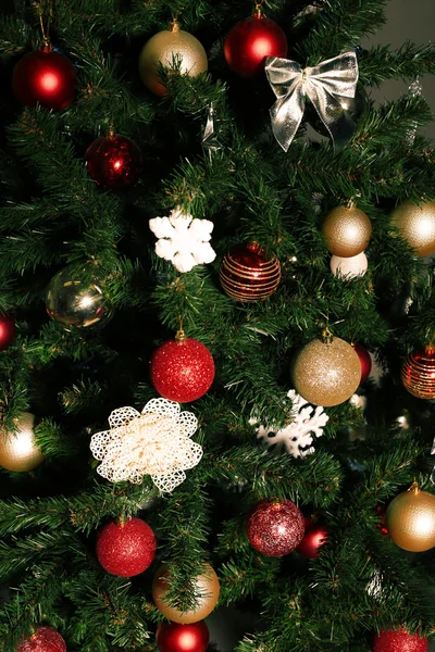 Albero di Natale decorato. — Foto Stock