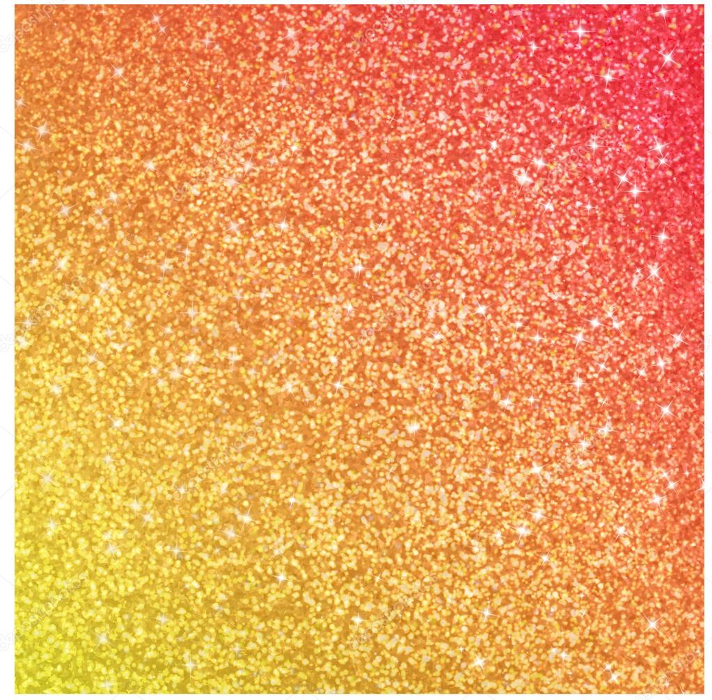 Orange glitter background, shiny texture Stock Vector by