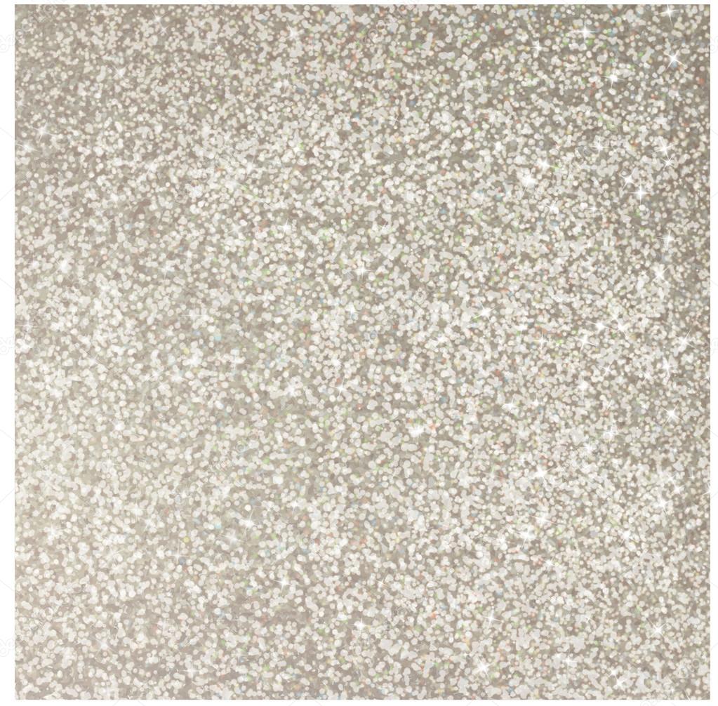 Silver glitter background, shiny texture — Stock Vector © catiivanoff