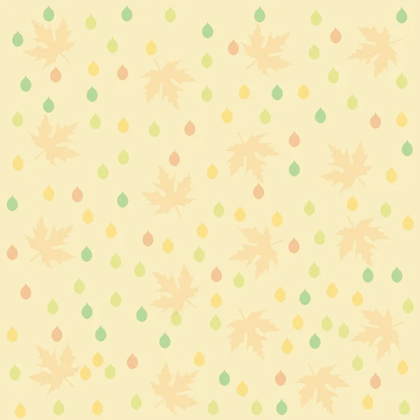 Seamless Autumn pattern, background. Set design element. — Stock Vector