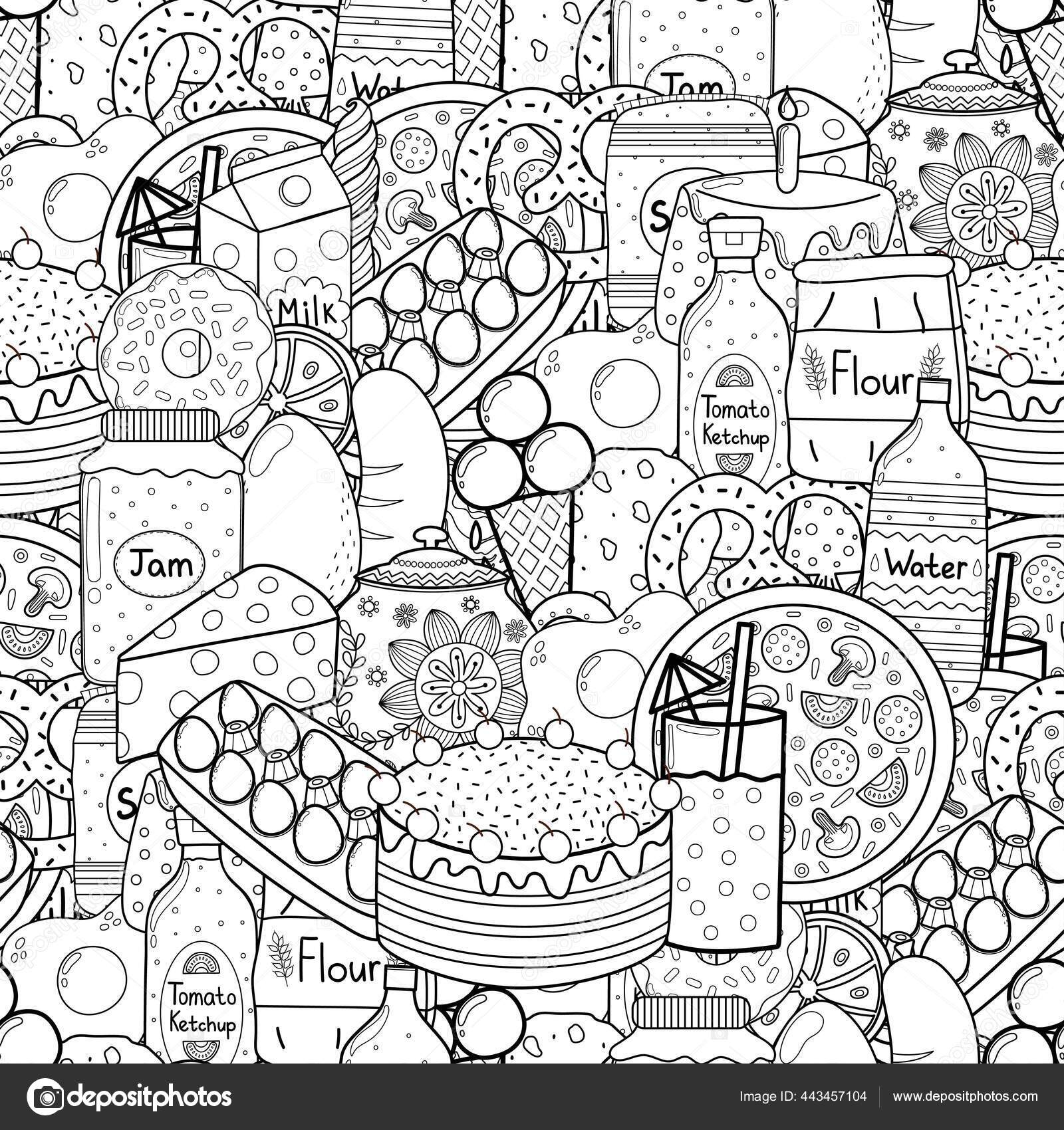 Flour Coloring Pages