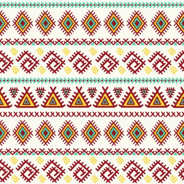 Etnik seamless modeli. Aztek vektör doku