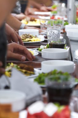 yakın çekim yemek catering