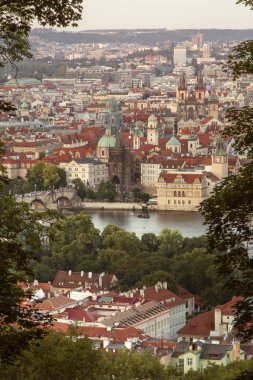 Günbatımı eski Prag