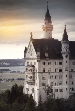 Almanya 'daki Neuschwanstein kalesi