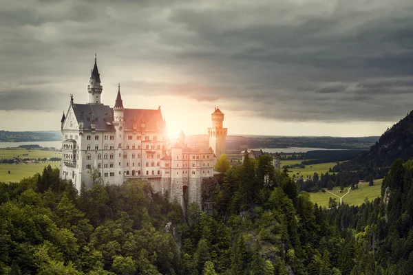 Castillo de Neuschwanstein en Alemania — Foto de Stock