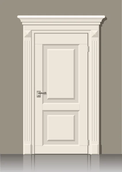 Tür in der Wand — Stockvektor