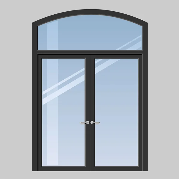 Dörren till terrassen — Stock vektor