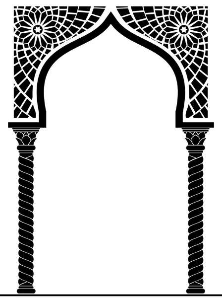 拱在阿拉伯风格 — 图库矢量图片