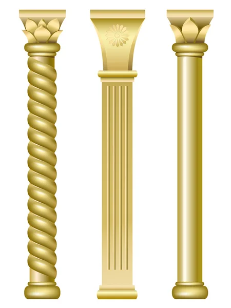 Tre torre orientale d'oro — Foto Stock