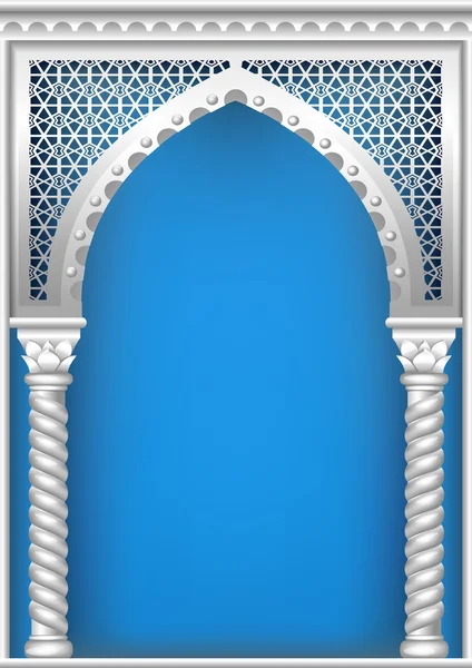 Обложка с арабской аркой — стоковое фото