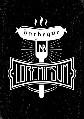 Barbekü için amblemi