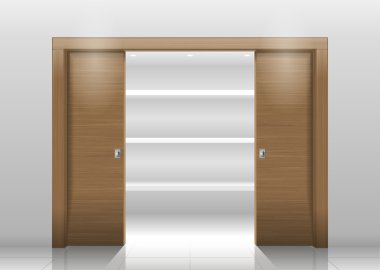 Sürgü Kapaklı Dolap