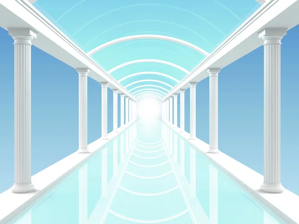 Illustration of the colonnade 3 — Stock Photo, Image