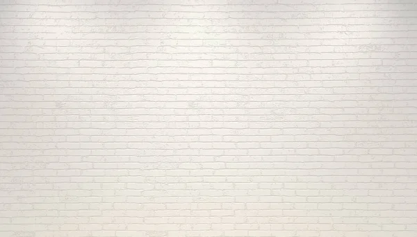 白い古いレンガの壁の背景 — ストック写真