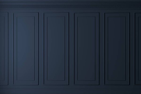 Классическая стена из темного дерева. Дизайн и технологии