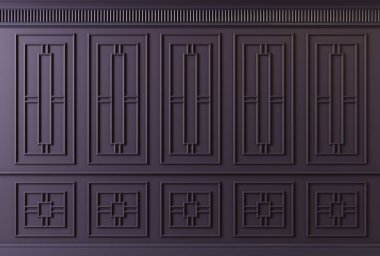 Üç boyutlu illüstrasyon. Ekstra büyük arka plan ahşap dolap duvarı