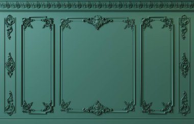 Üç boyutlu illüstrasyon. Ekstra büyük arka plan ahşap dolap duvarı