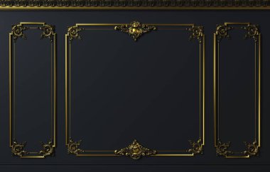 Üç boyutlu illüstrasyon. Ekstra büyük arka plan ahşap dolap duvarı